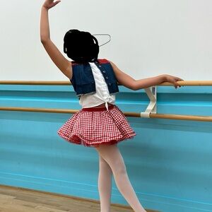 Red and White Gingham Dress